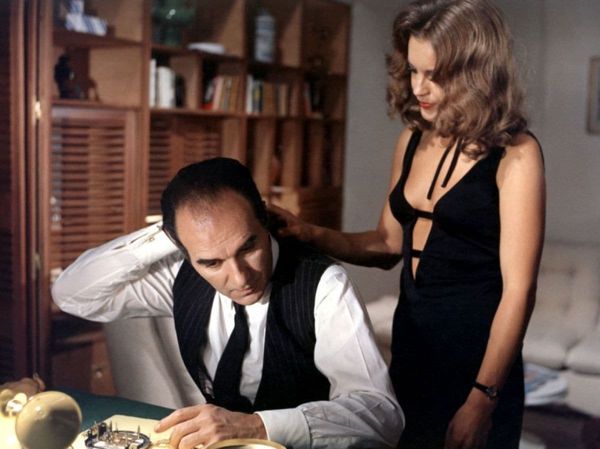 Michel Piccoli and Romy Schneider in Max Et Les Ferrailleurs - Bertrand Tavernier:  "I see Claude Sautet as the son of Jacques Becker."